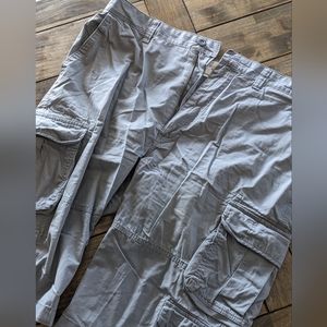 Lightweight Grey Cargo Shorts